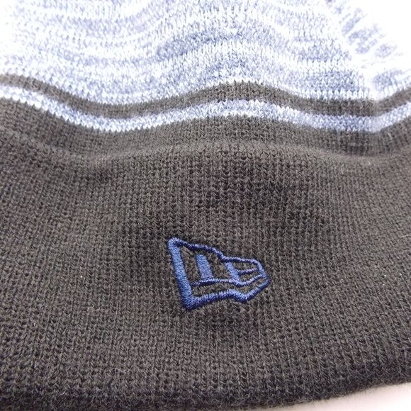 New Era Sporting KC Black Chilled Pom Knit Hat - Picture 3 of 5